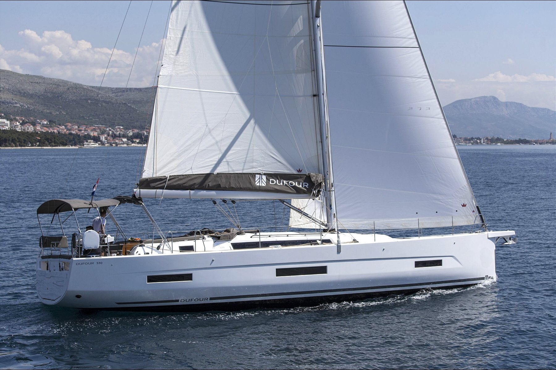 Sailboat Dufour 530 - Charter Split