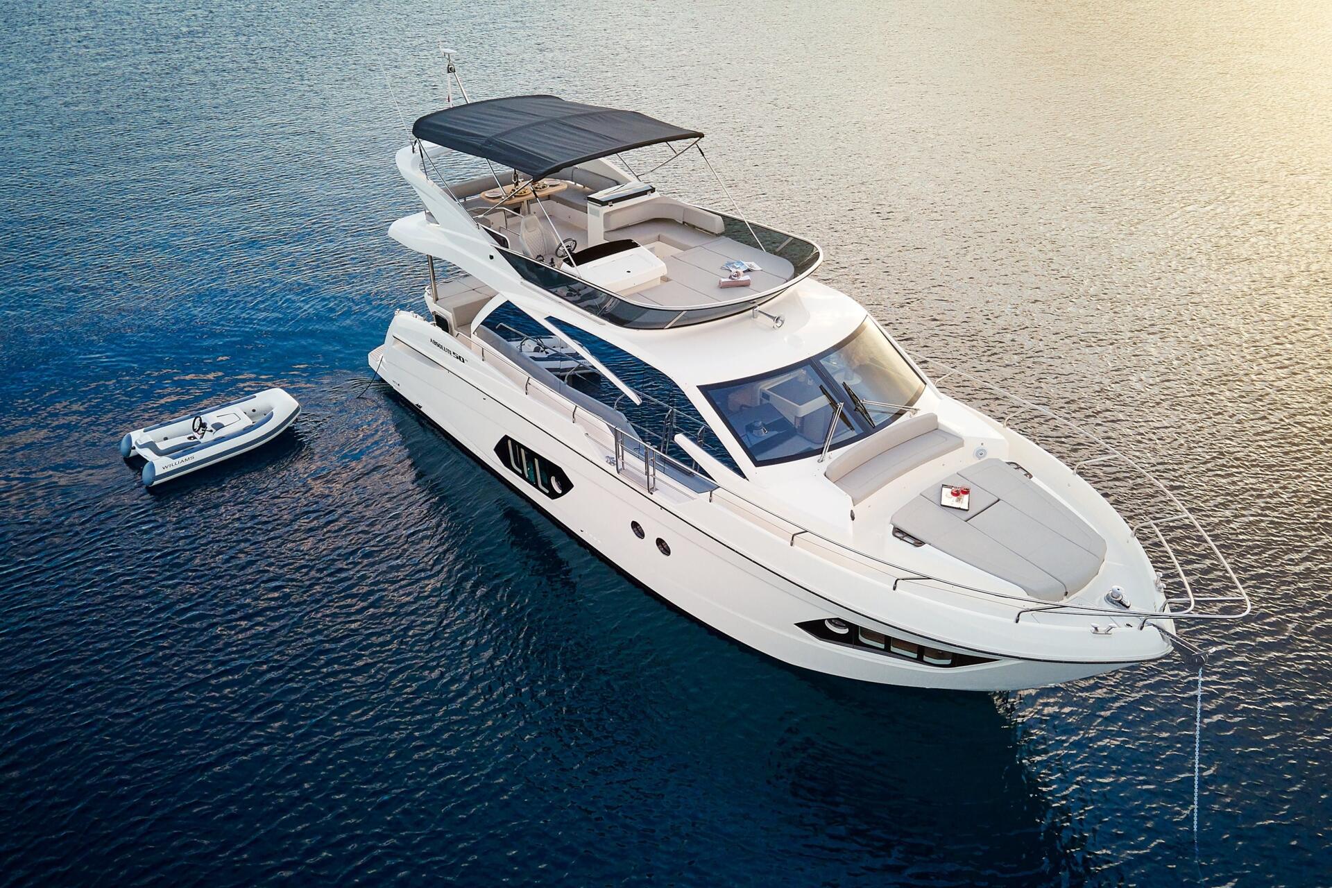 Motor yacht Absolute 50 Fly available for charter from Podstrana, Croatia