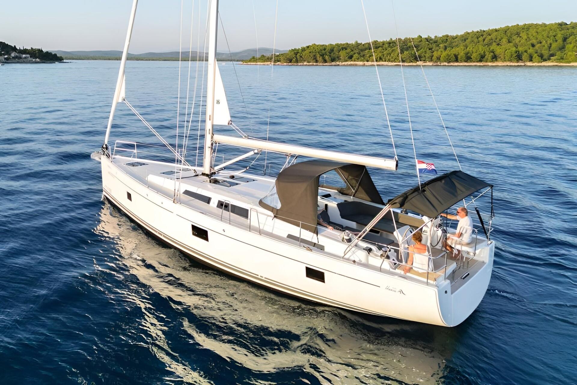 Sailboat Hanse 508 available for charter from Seget Donji, Croatia