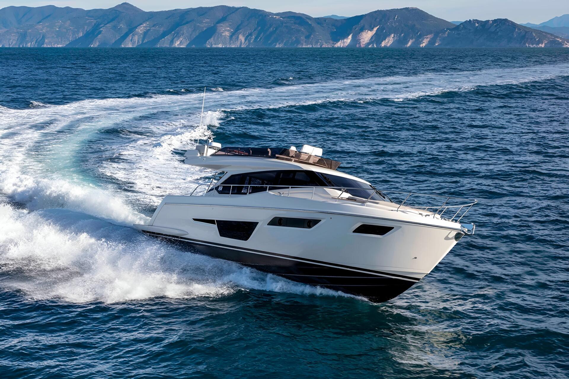 Motor yacht Ferretti 500 available for charter from Podstrana, Croatia