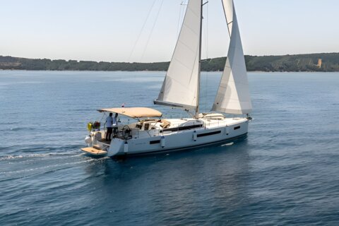 Sailboat Jeanneau Sun Odyssey 490 available for charter from Split, Croatia